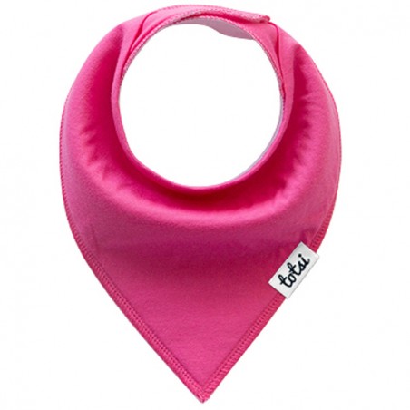 Hot Pink - Luxury Plain Dribble Bib