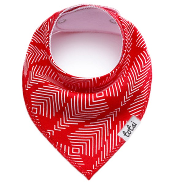 red baby bandana