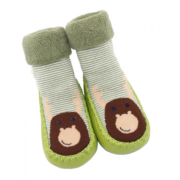 Totsi Tribe 4 - Comfy Non-Slip Baby Slipper Socks