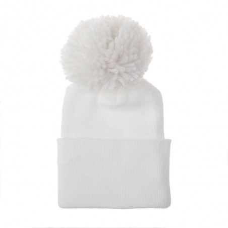 Emerson Pom Pom Newborn Baby Hat