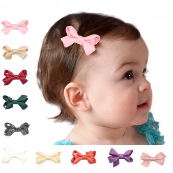 Glowing with Grace Pearl Bow Hair Clip, Light Blue / One Size