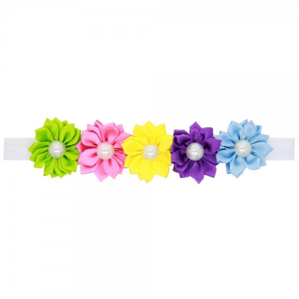 Summer - Vibrant Flower & Pearl Baby...