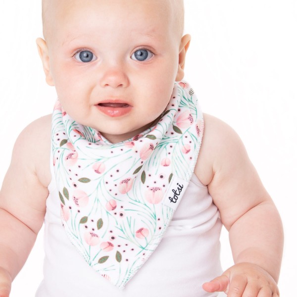 Poppy - Luxury Floral Dribble Bib