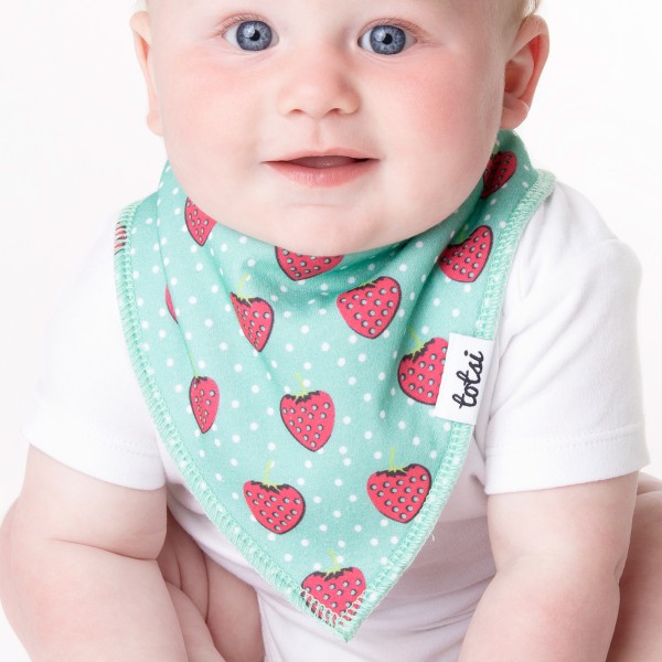 Strawberry Sundae - Luxury Dribble Bib