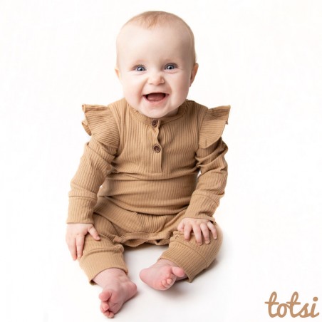 Ribbed 2024 baby romper