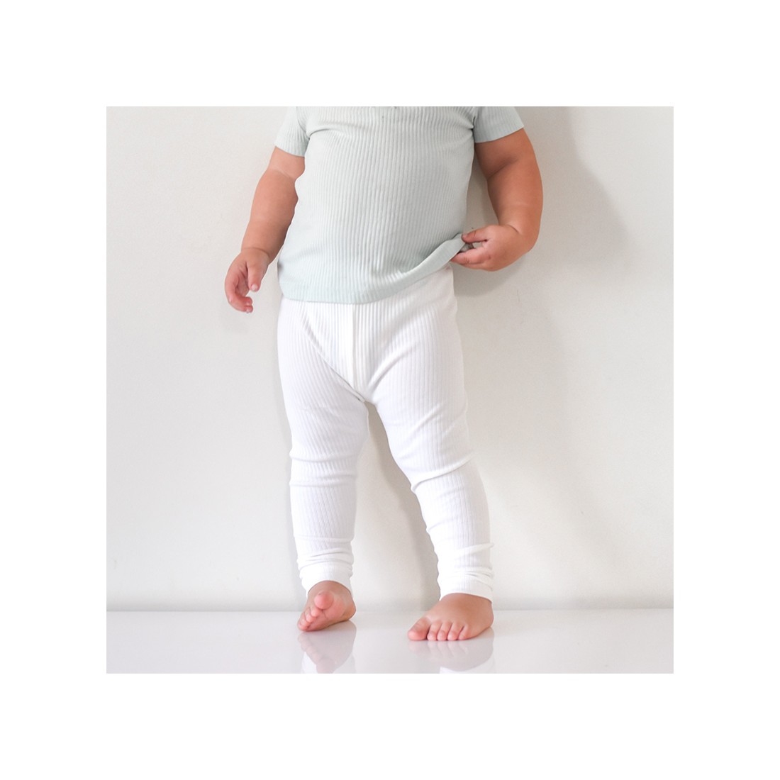 Mayoral Baby Girl - Grey Ribbed Leggings – CoCo & KaBri