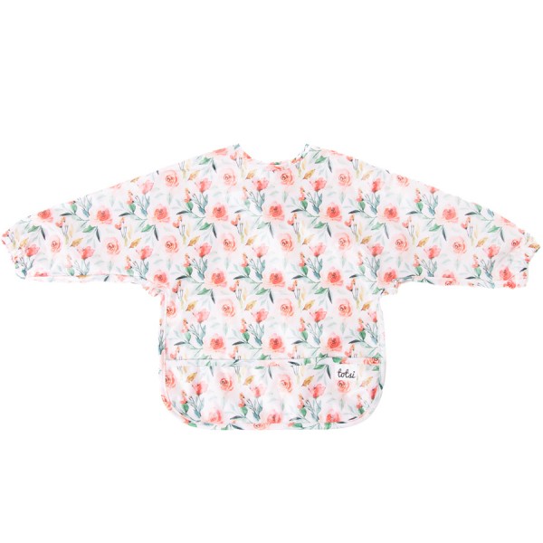 Rose - Long-Sleeve Coverall Weaning Bib