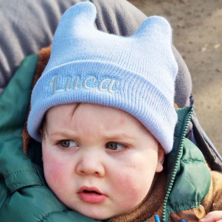 Personalised Baby Hat With Ears