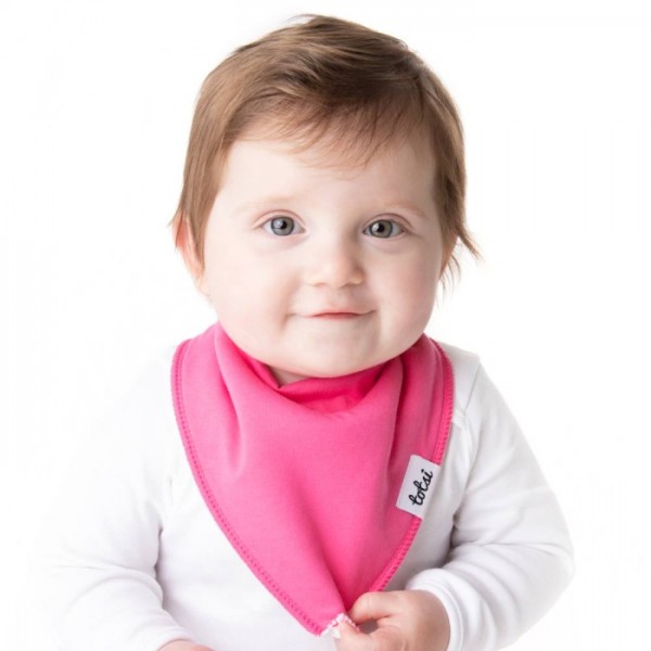 Pink cheap dribble bibs