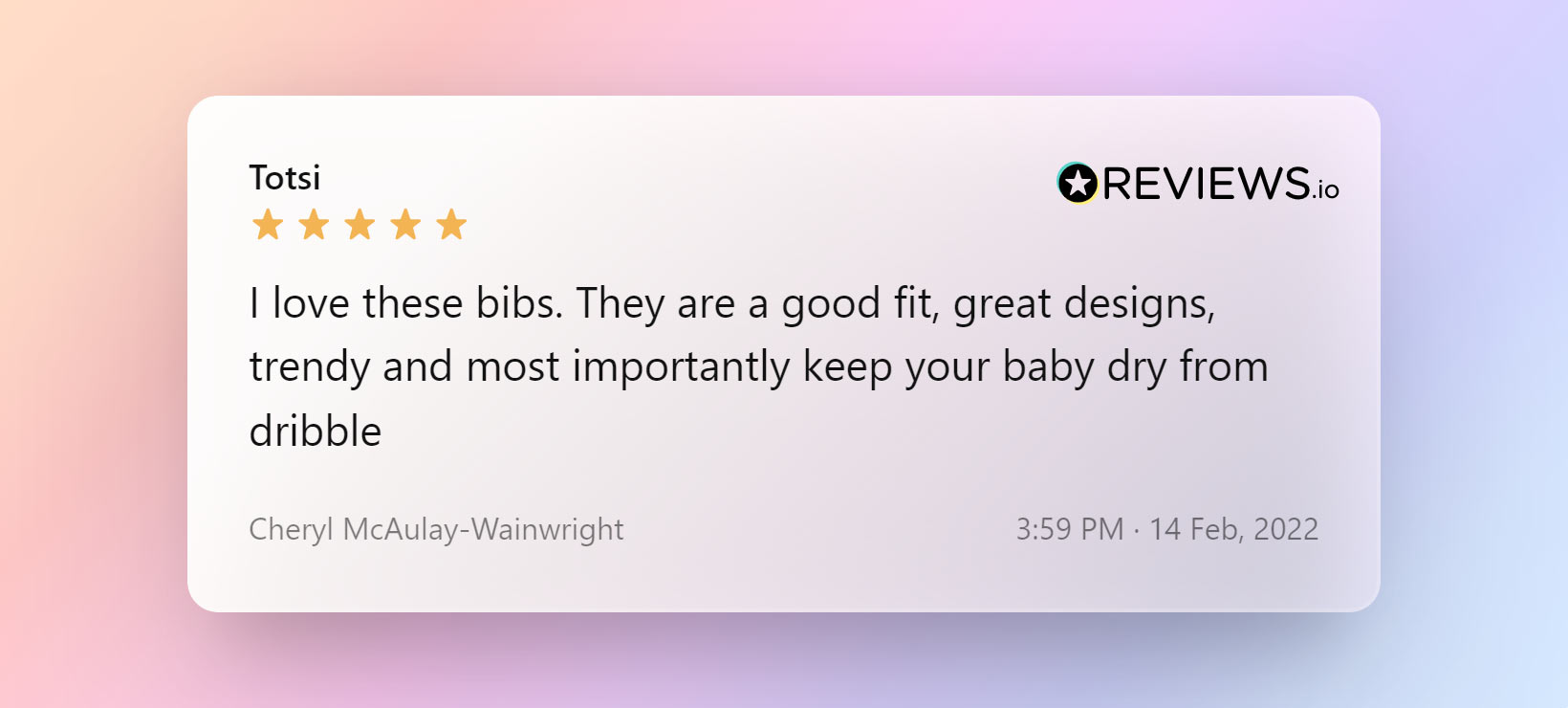 totsi dribble bib review 